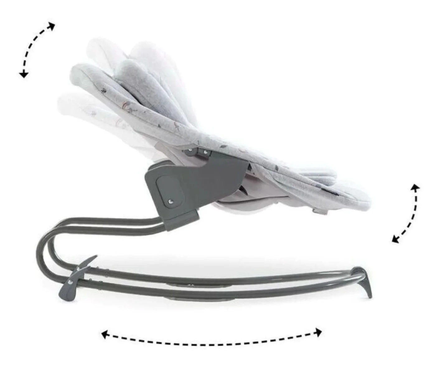 Balanosoar 2 in 1 Hauck Alpha Bouncer Premium Rainbow foto
