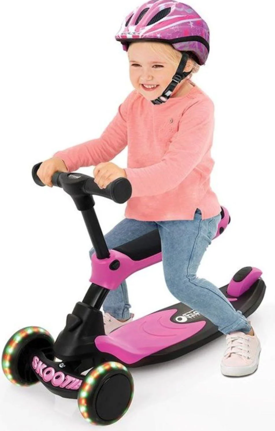 Trotineta Hauck Skootie Neon Roz foto