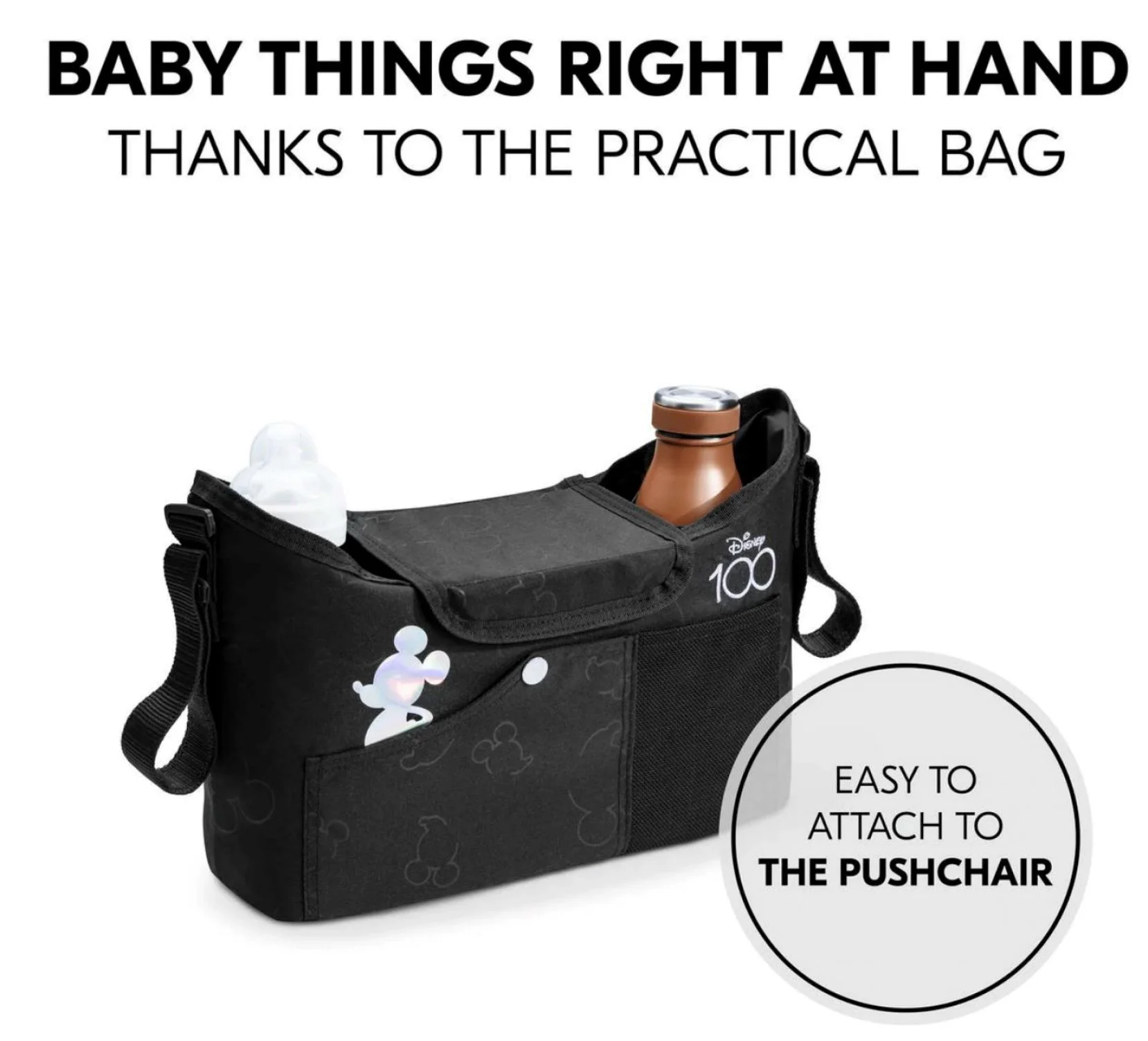 Carucior de plimbare Hauck Travel N Care Set Disney Negru foto