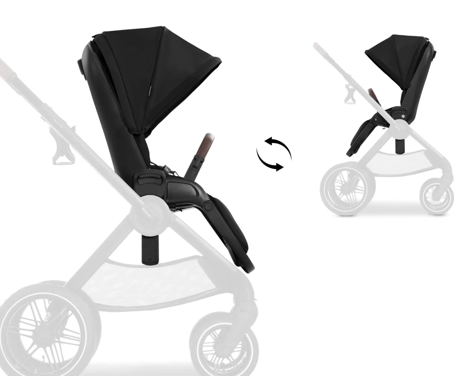 Коляска 2 в 1 Hauck Walk N Care Air Set Черный foto