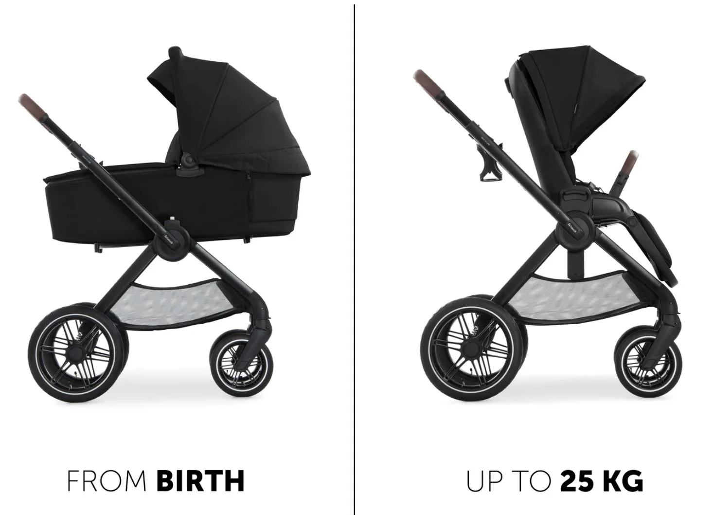 Коляска 2 в 1 Hauck Walk N Care Air Set Черный foto