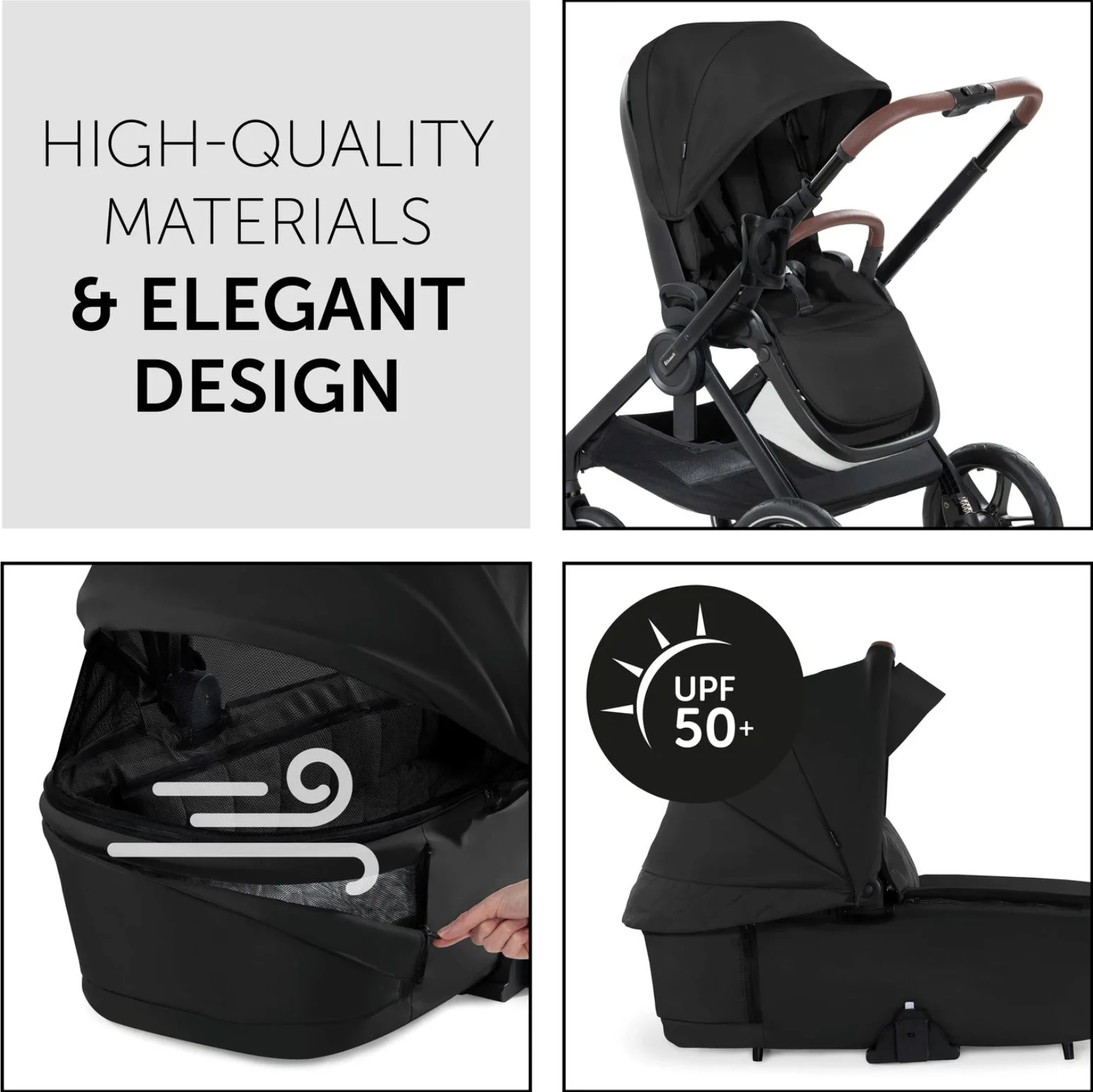 Коляска 2 в 1 Hauck Walk N Care Air Set Черный foto