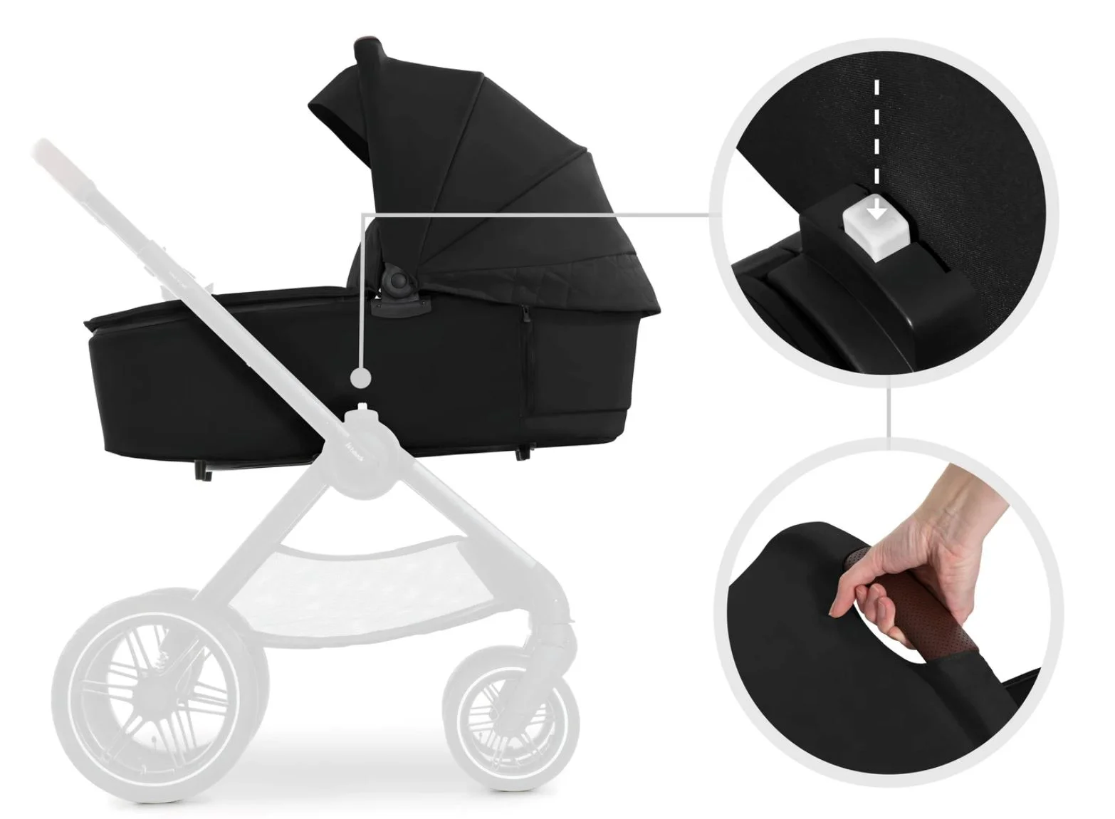 Коляска 2 в 1 Hauck Walk N Care Air Set Черный foto