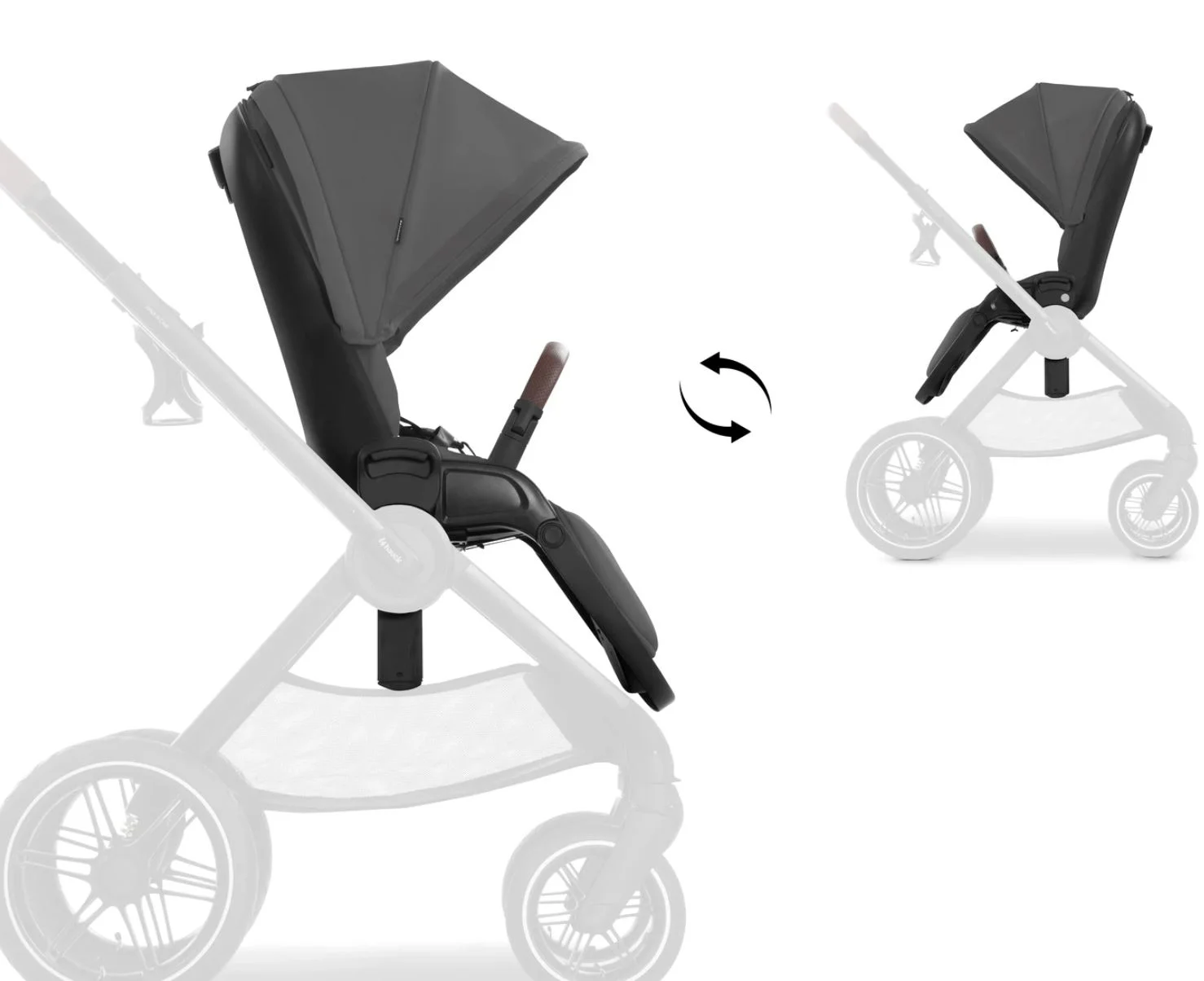 Коляска 2 в 1 Hauck Walk N Care Air Set Серый foto