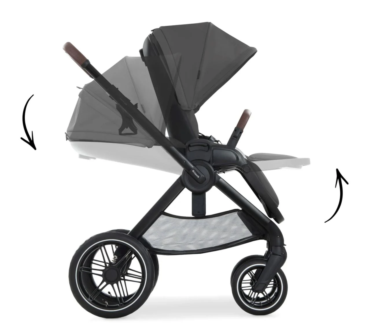 Коляска 2 в 1 Hauck Walk N Care Air Set Серый foto
