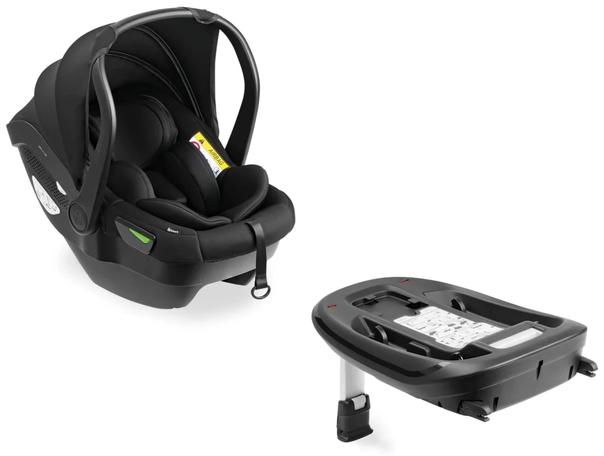 Scoica auto Hauck Isofix Drive N Care Set, 0-13 kg, Negru foto