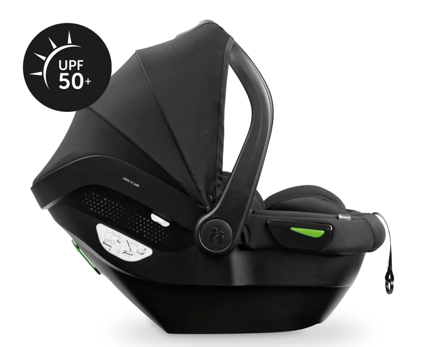 Scoica auto Hauck Isofix Drive N Care Set, 0-13 kg, Negru foto