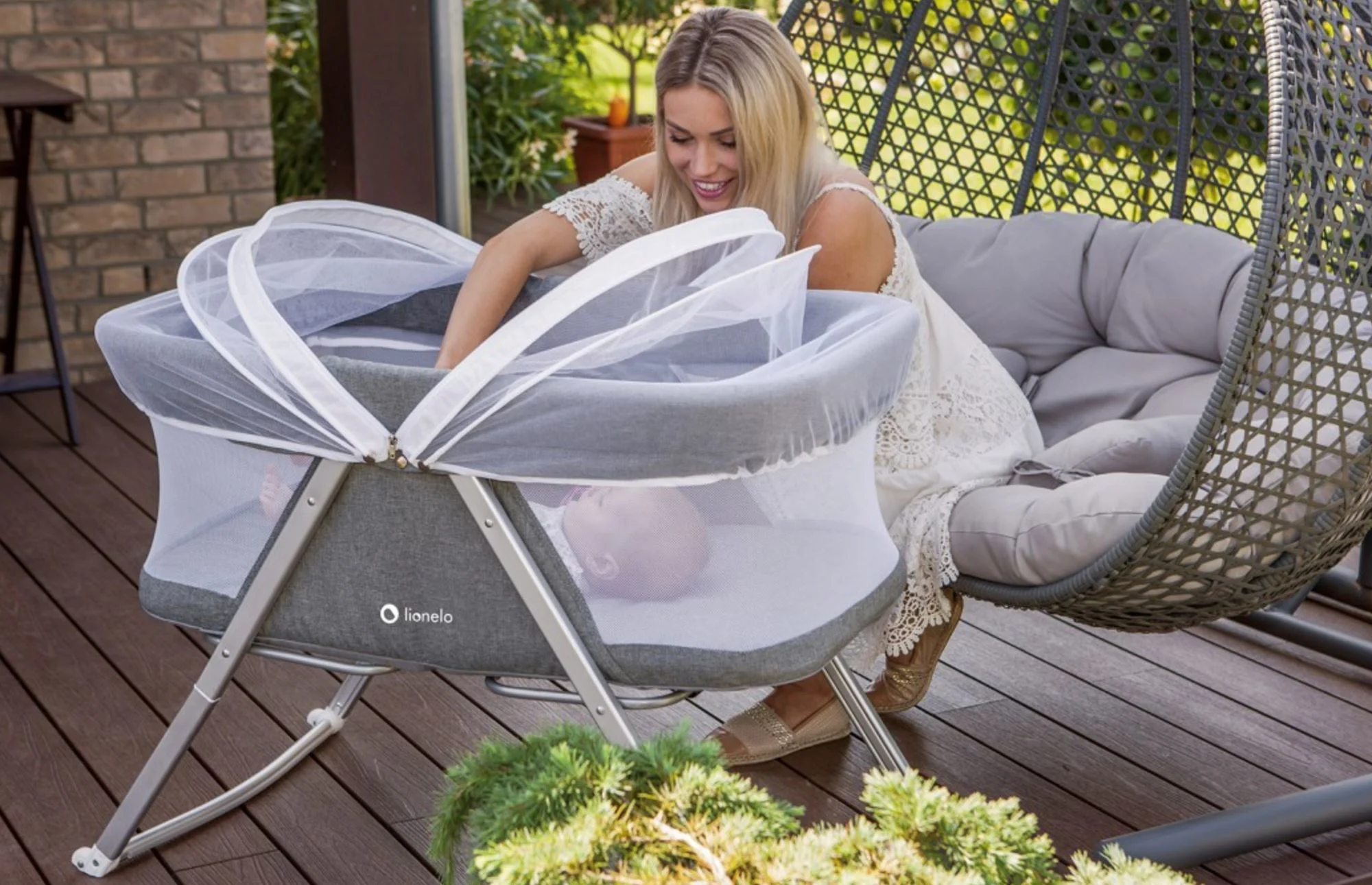 Patuc co-sleeper 3 in 1 Lionelo Vera Gri foto