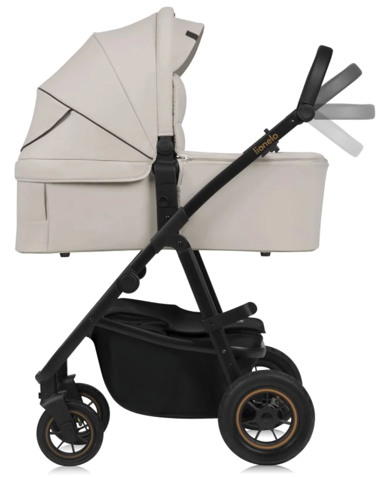 Carucior 2 in 1 Lionelo Amber Plus Bej foto