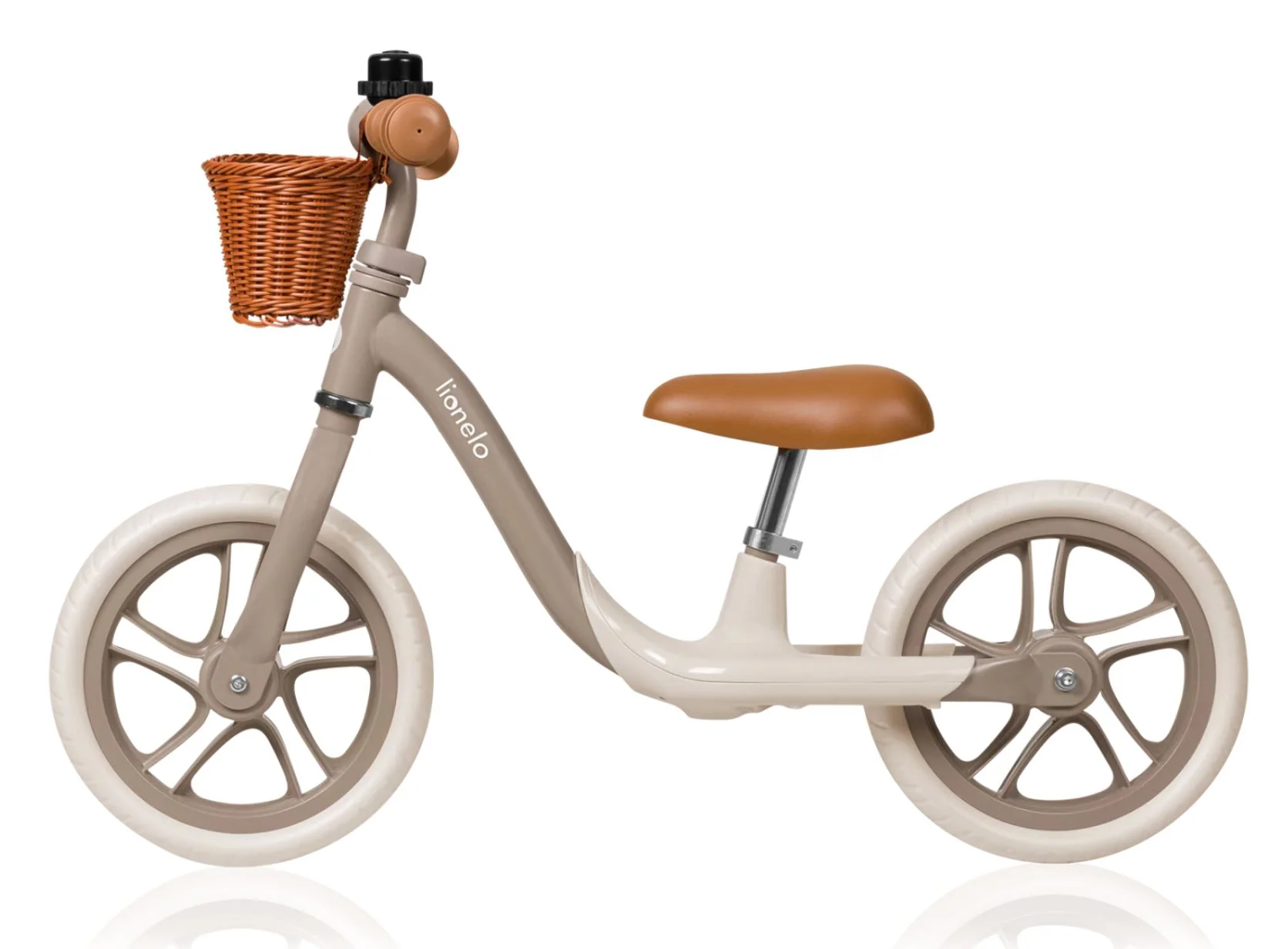 Bicicleta fara pedale Lionelo Alex Plus Bej foto