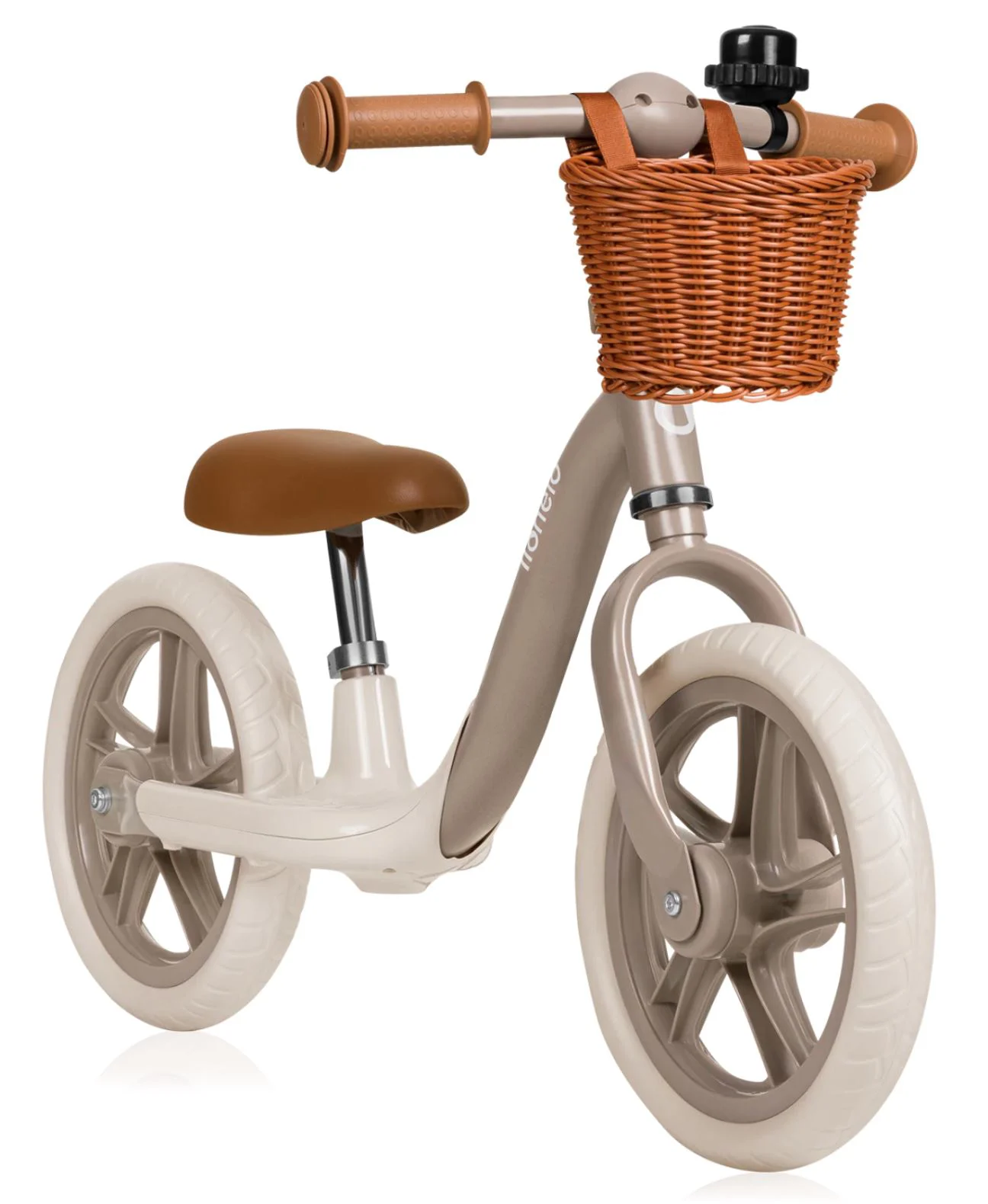 Bicicleta fara pedale Lionelo Alex Plus Bej foto