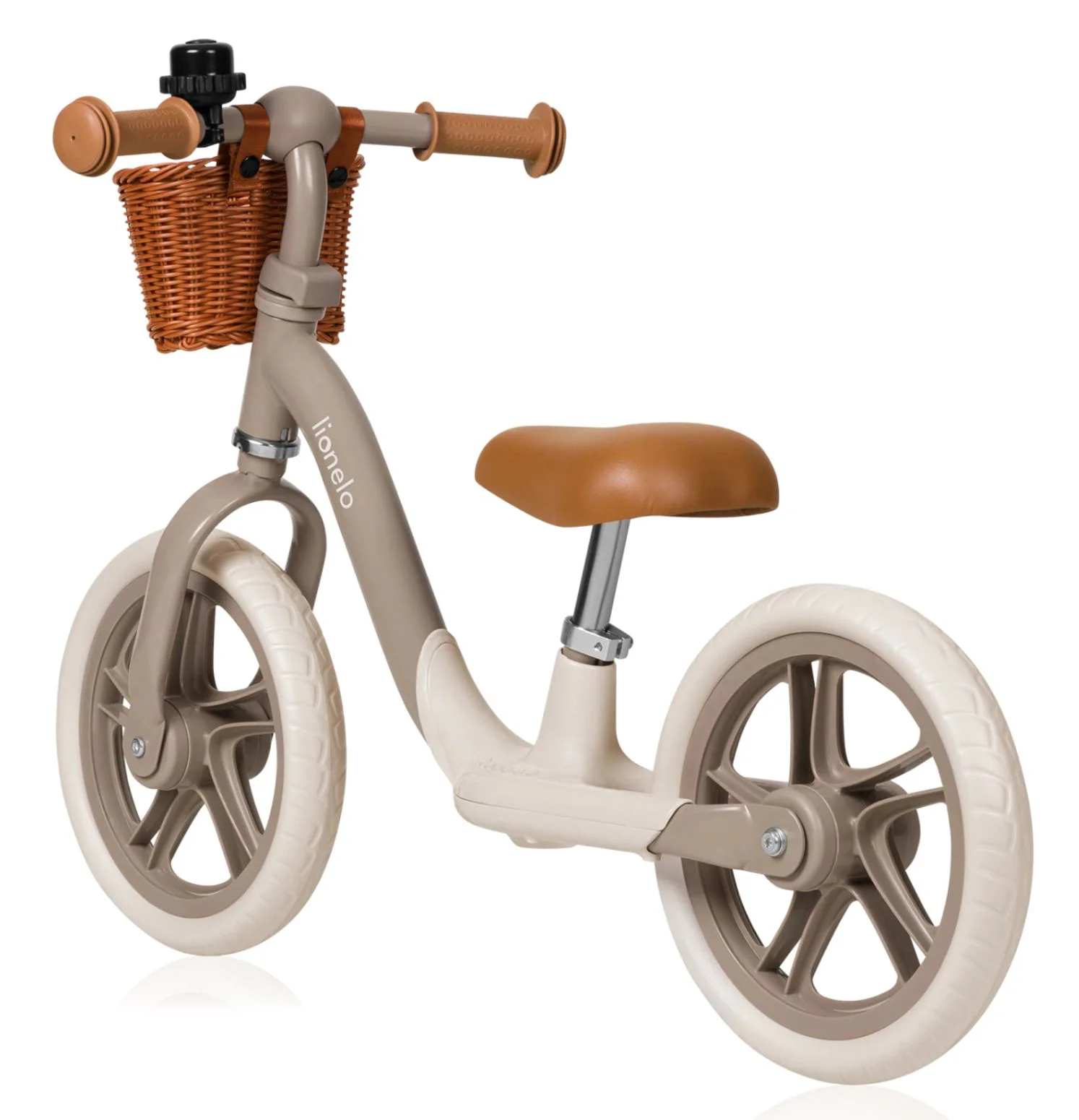 Bicicleta fara pedale Lionelo Alex Plus Bej foto