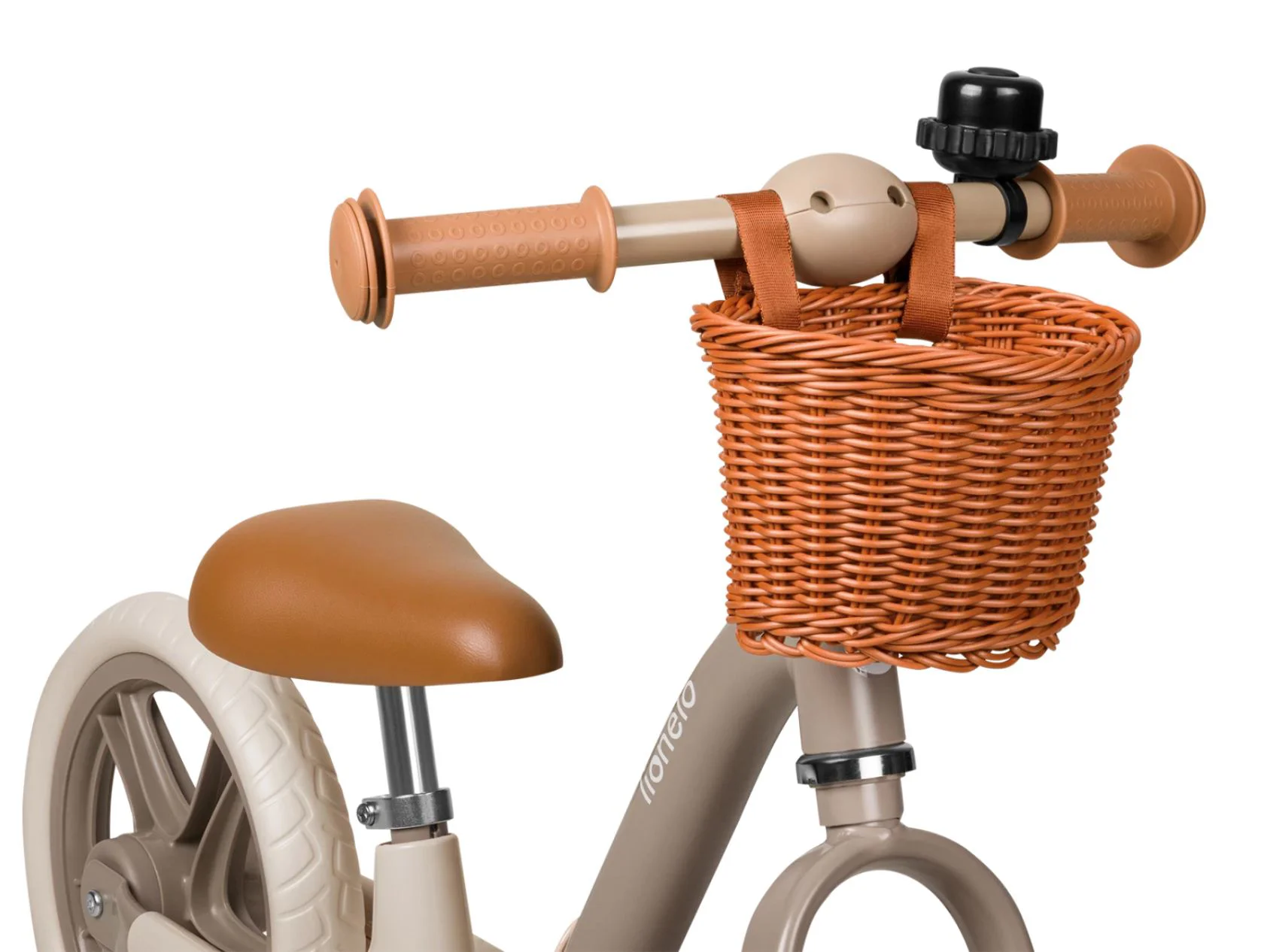 Bicicleta fara pedale Lionelo Alex Plus Bej foto