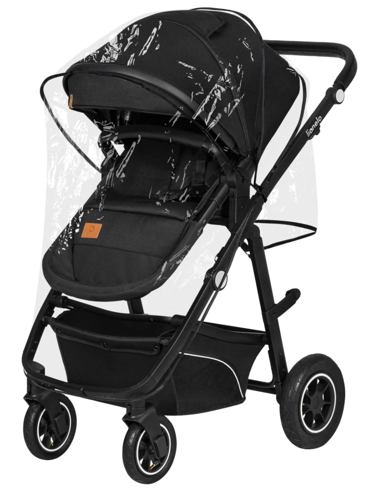 Carucior 3 in 1 Lionelo Bianka Black Onyx foto