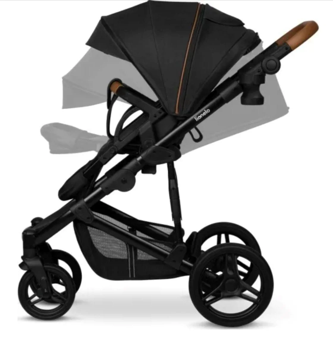 Carucior 2 in 1 Lionelo Mari Tour Negru foto