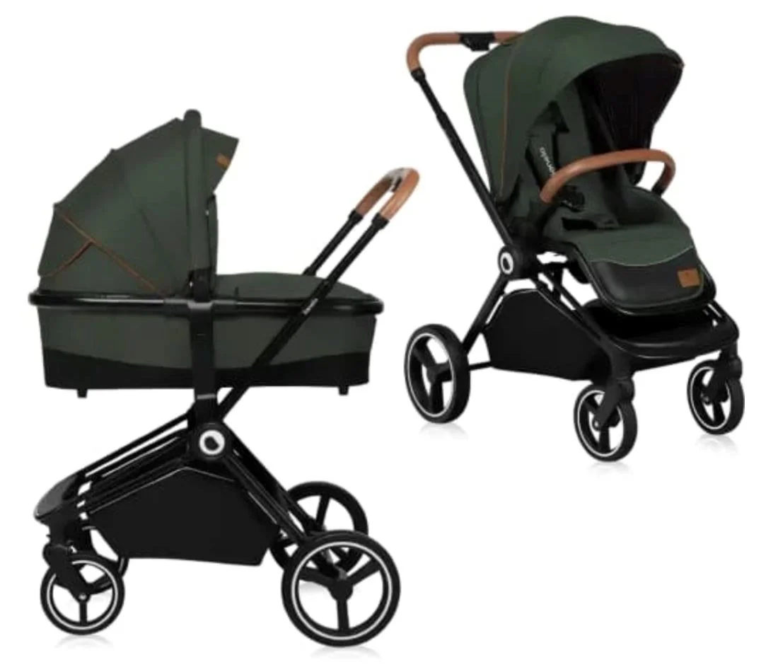 Carucior 2 in 1 Lionelo Mika Verde foto