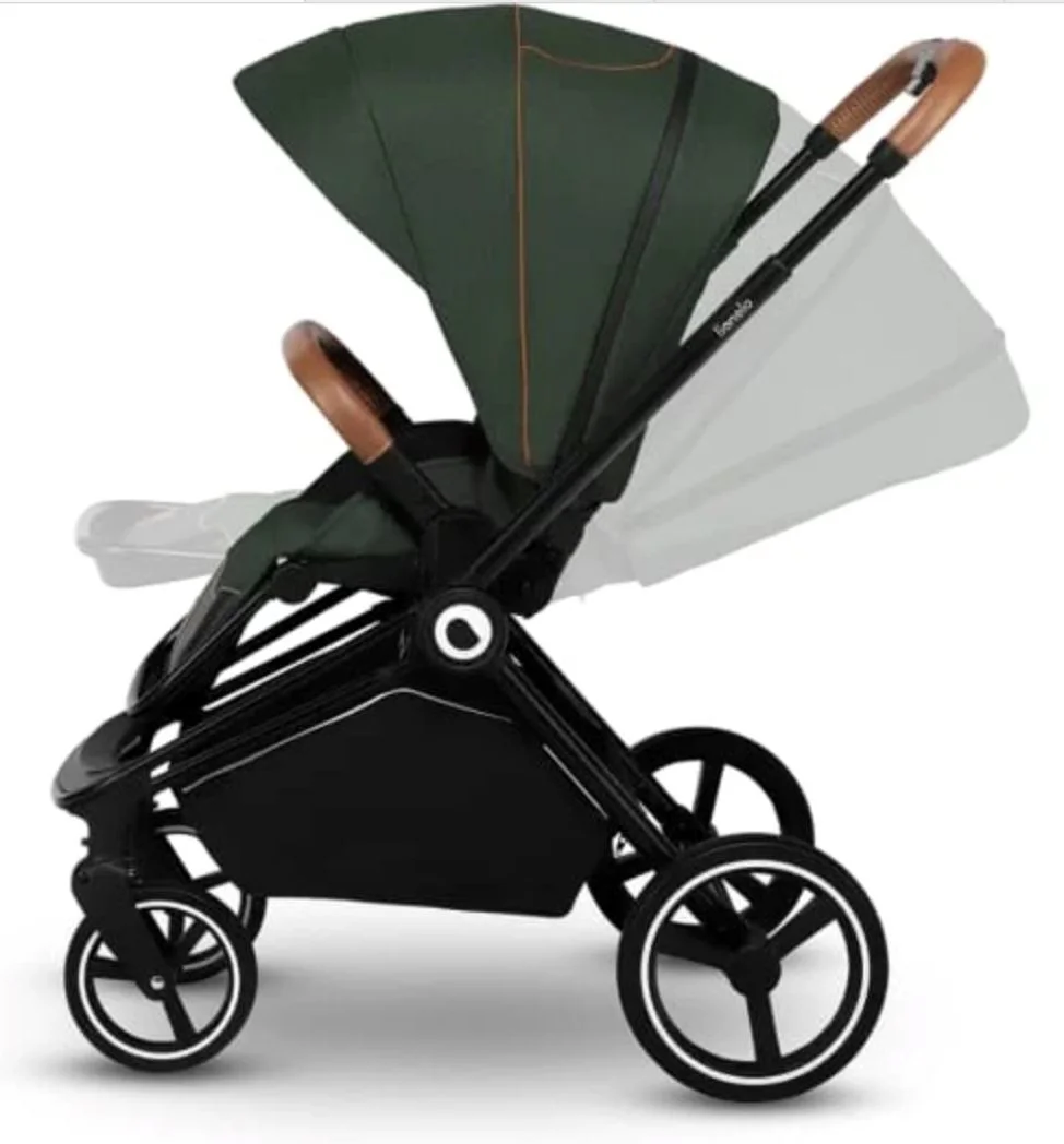 Carucior 2 in 1 Lionelo Mika Verde foto