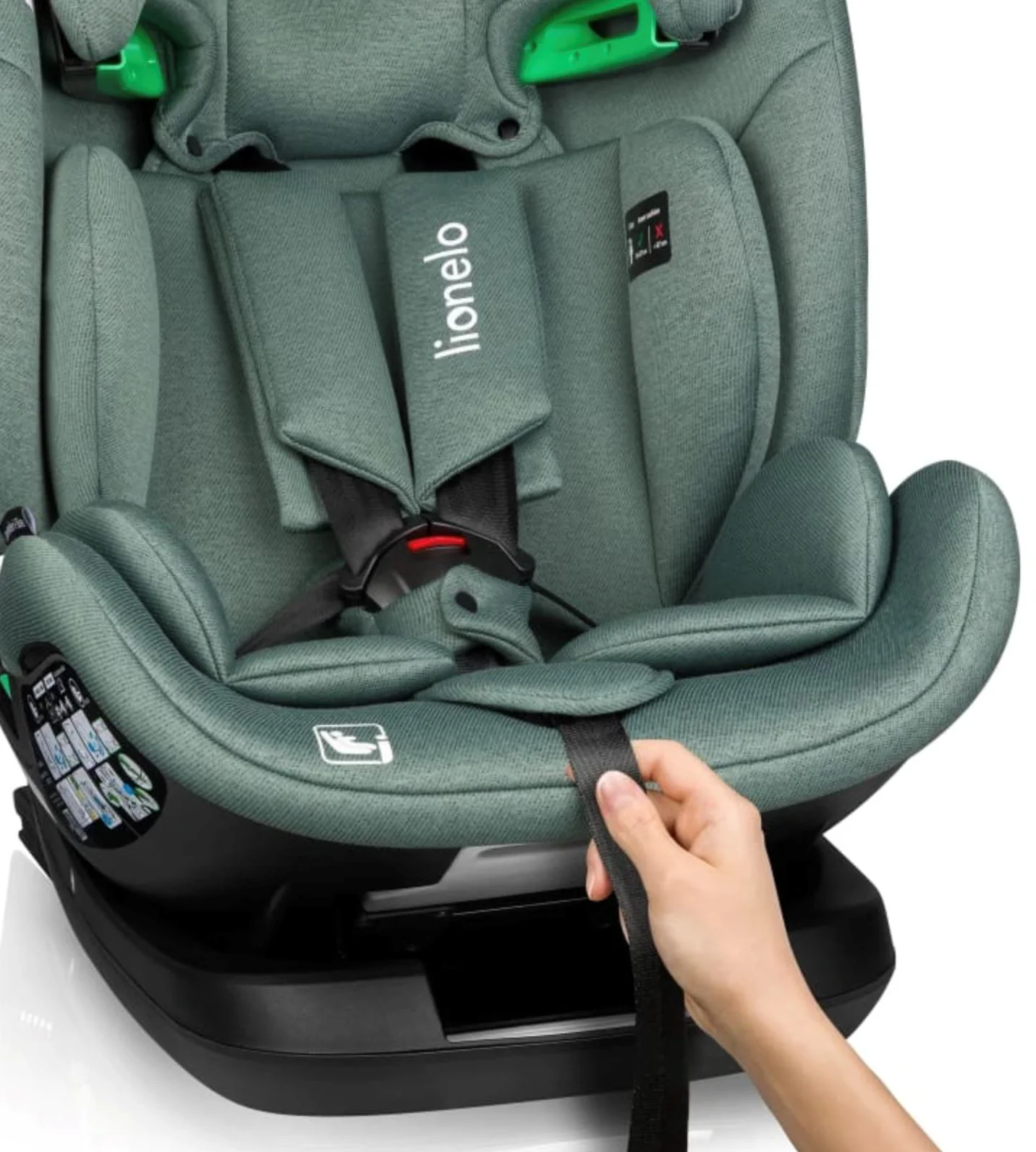 Автокресло Lionelo Lavender, 9-36 кг, Зеленое foto