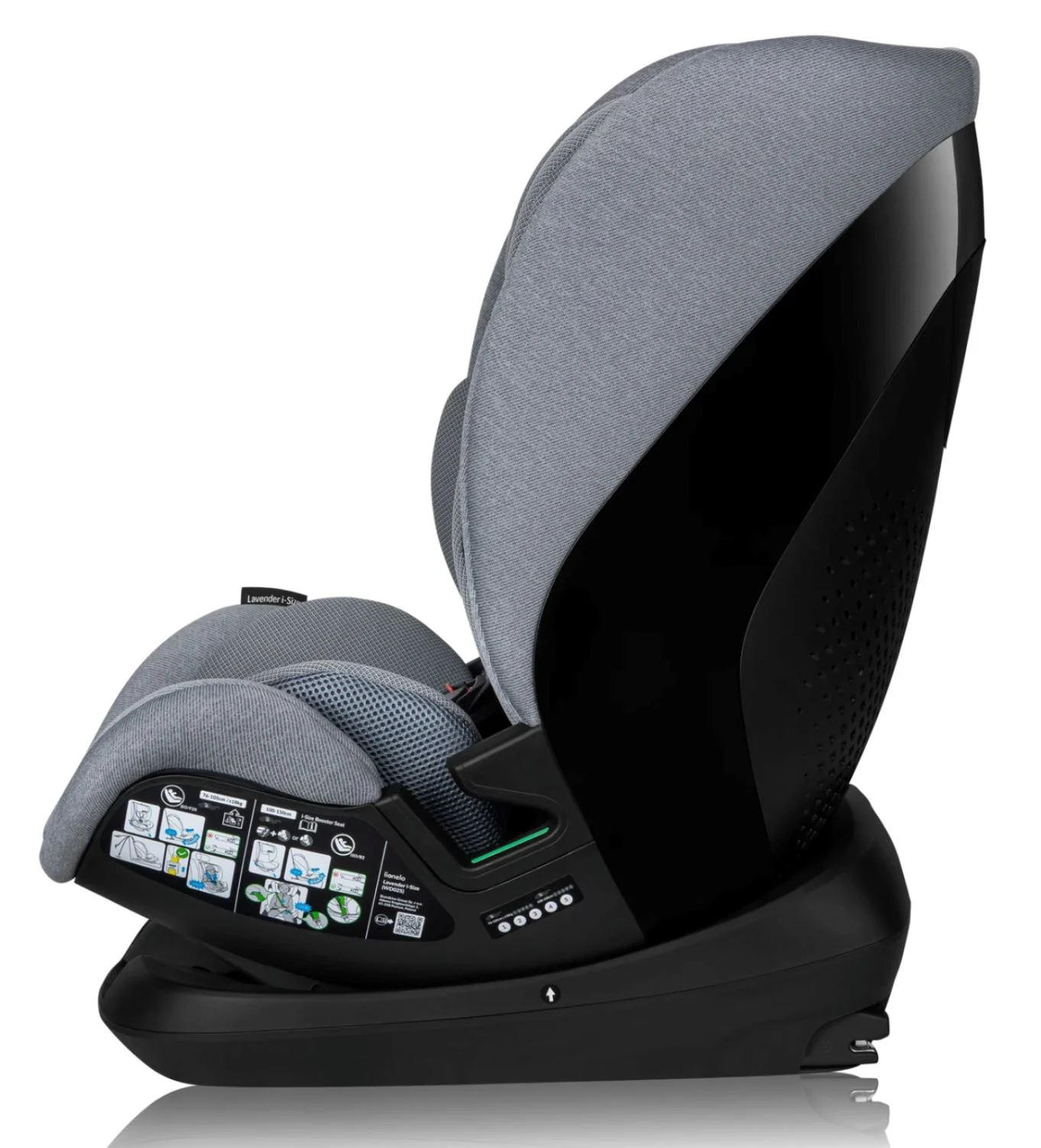 Scaun auto Lionelo Lavender, 9-36kg, Gri foto