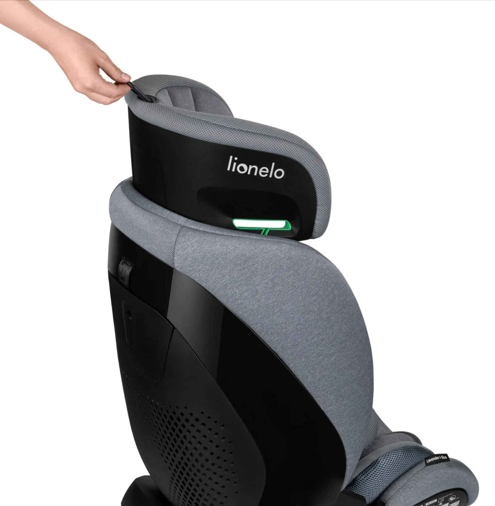 Scaun auto Lionelo Lavender, 9-36kg, Gri foto