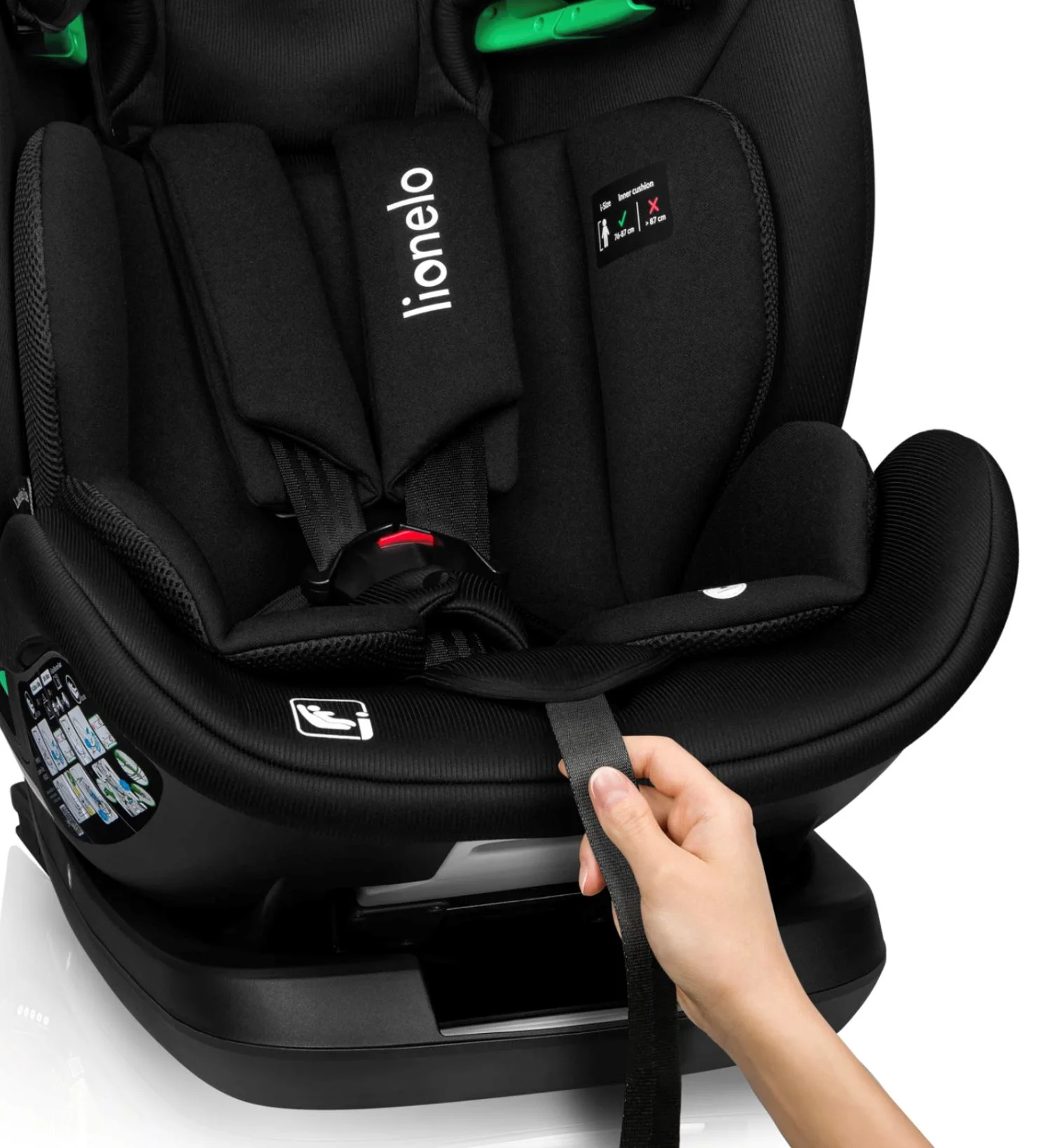 Scaun auto Lionelo Lavender, 9-36kg, Negru foto