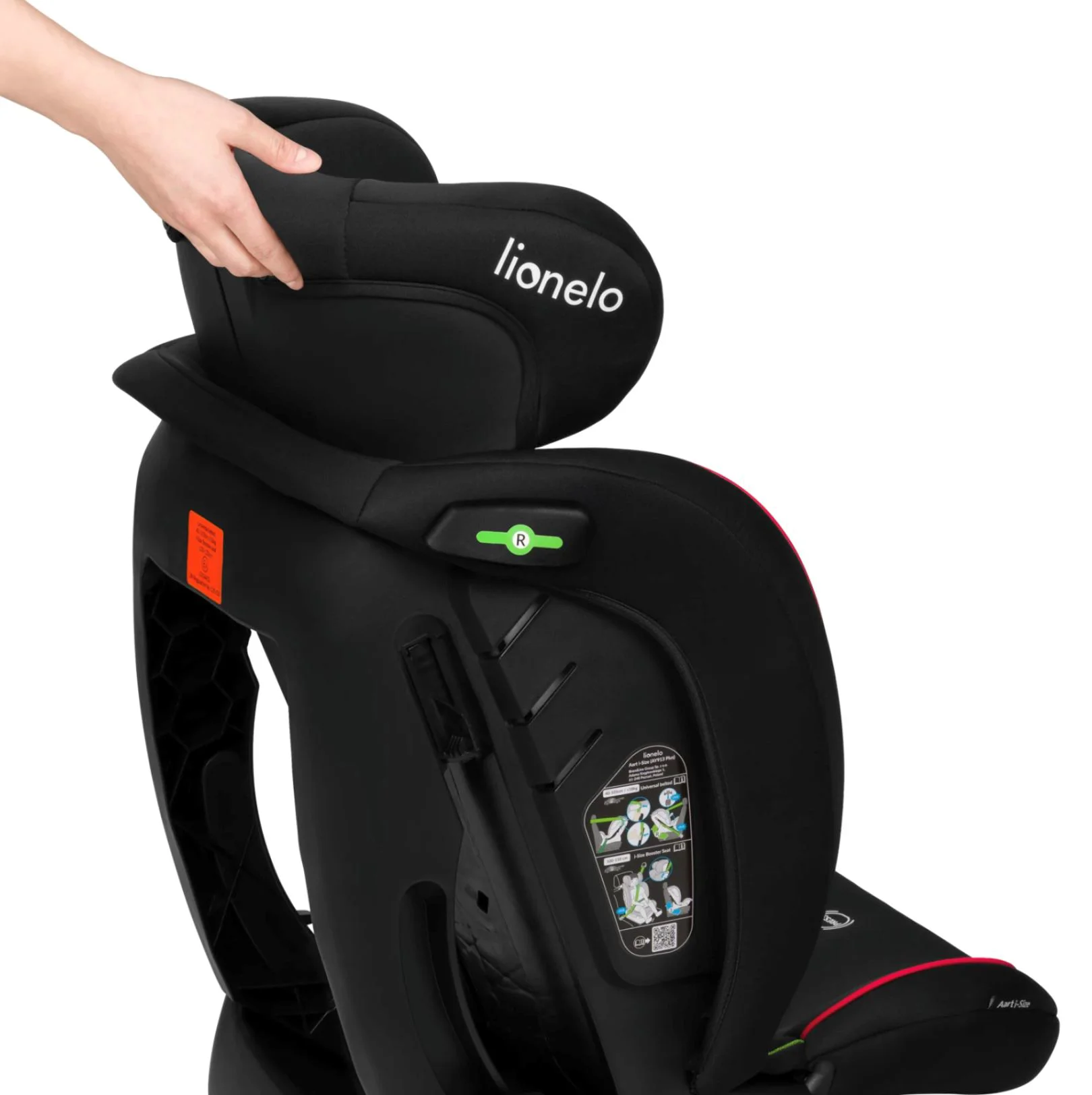 Автокресло Lionelo Aart, 0-36 кг, Grey Graphite foto