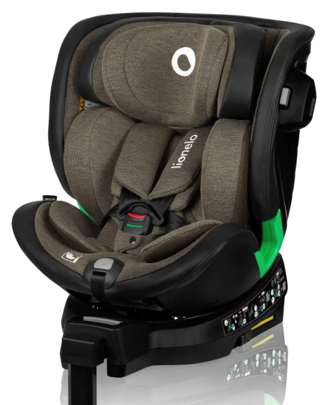 Автокресло Lionelo Harmony, 0-36 кг, Зеленое foto