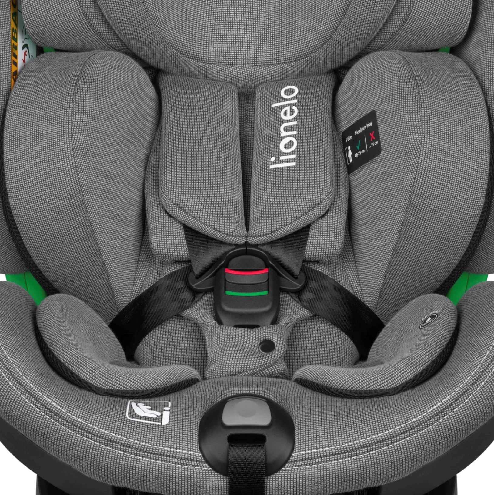 Автокресло Lionelo Harmony Concrete Bamboo, 0-36 кг, Серый foto