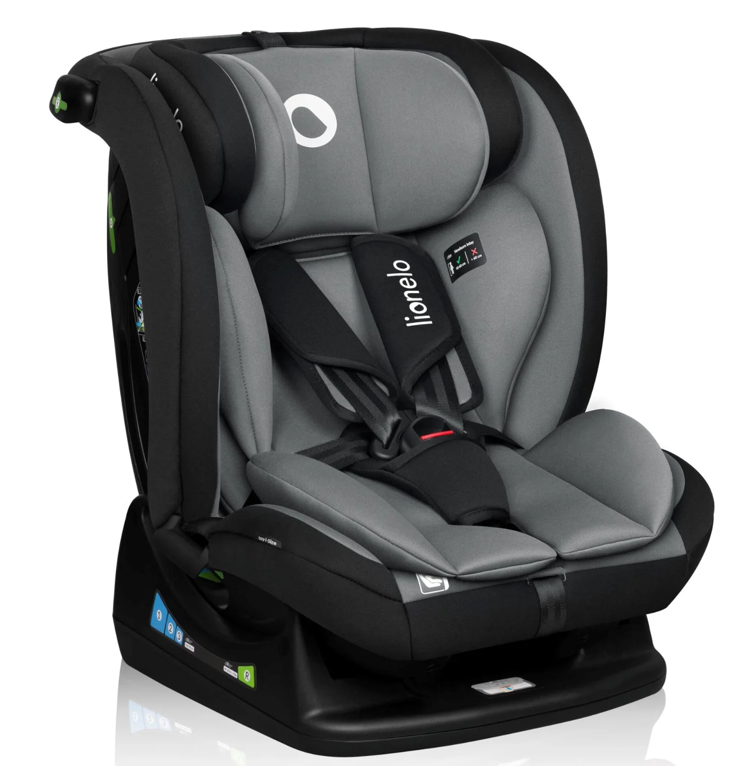Автокресло Lionelo Izzy, 0-36 кг, Черный foto