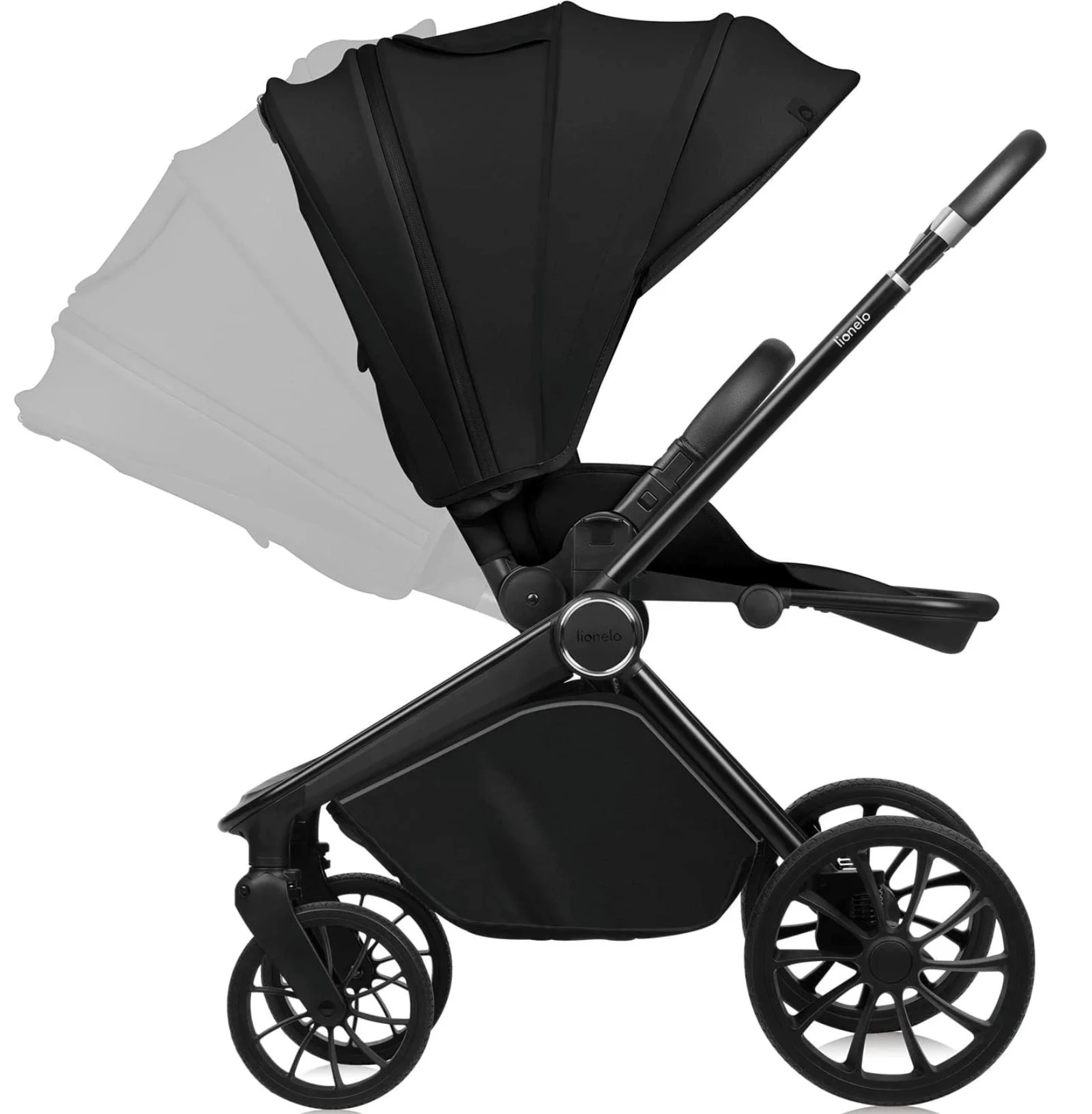 Carucior reversibil Lionelo Mika Plus Negru foto