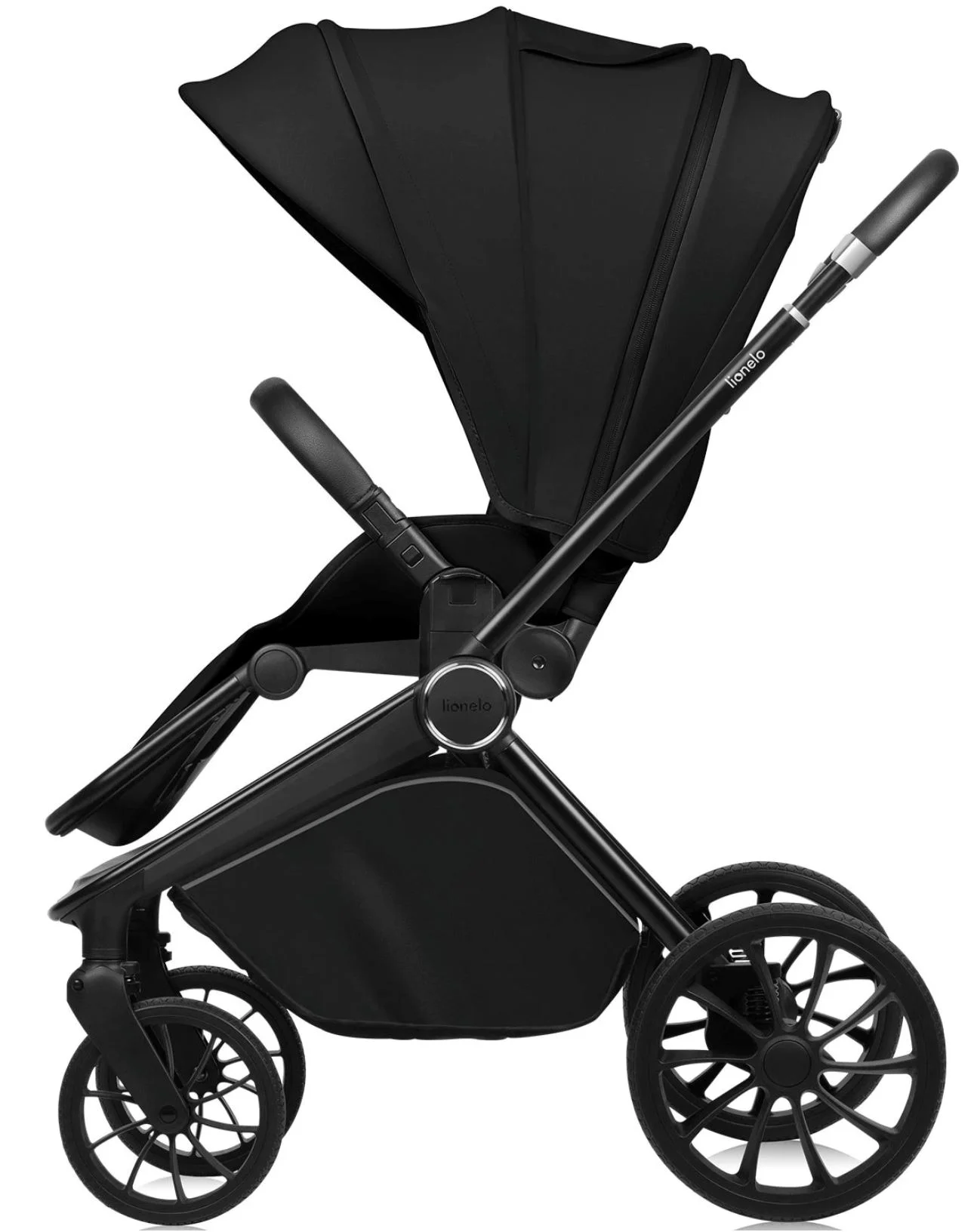 Carucior 2 in 1 Lionelo Mika Plus Negru foto