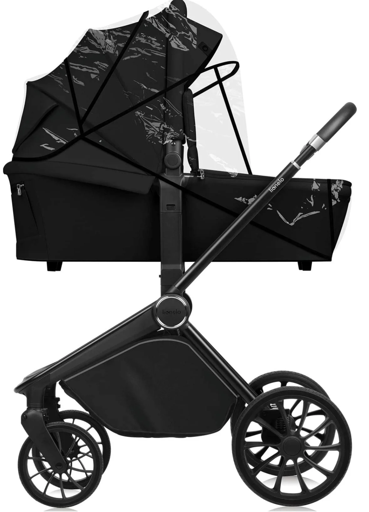 Carucior 2 in 1 Lionelo Mika Plus Negru foto