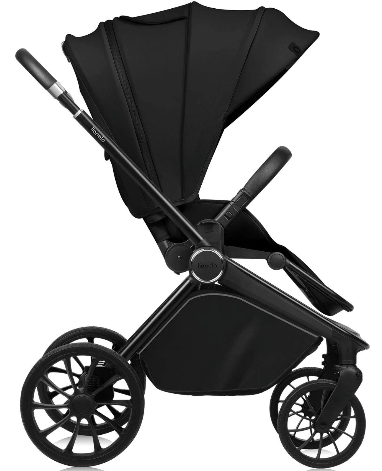 Carucior 2 in 1 Lionelo Mika Plus Negru foto