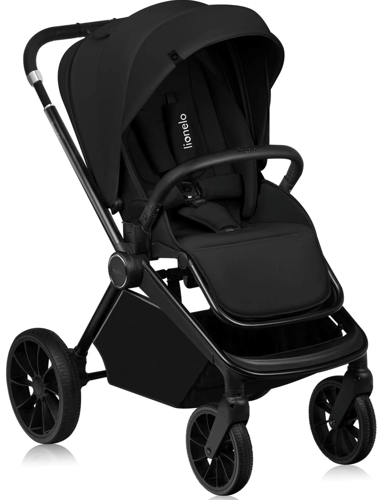Carucior 2 in 1 Lionelo Mika Plus Negru foto