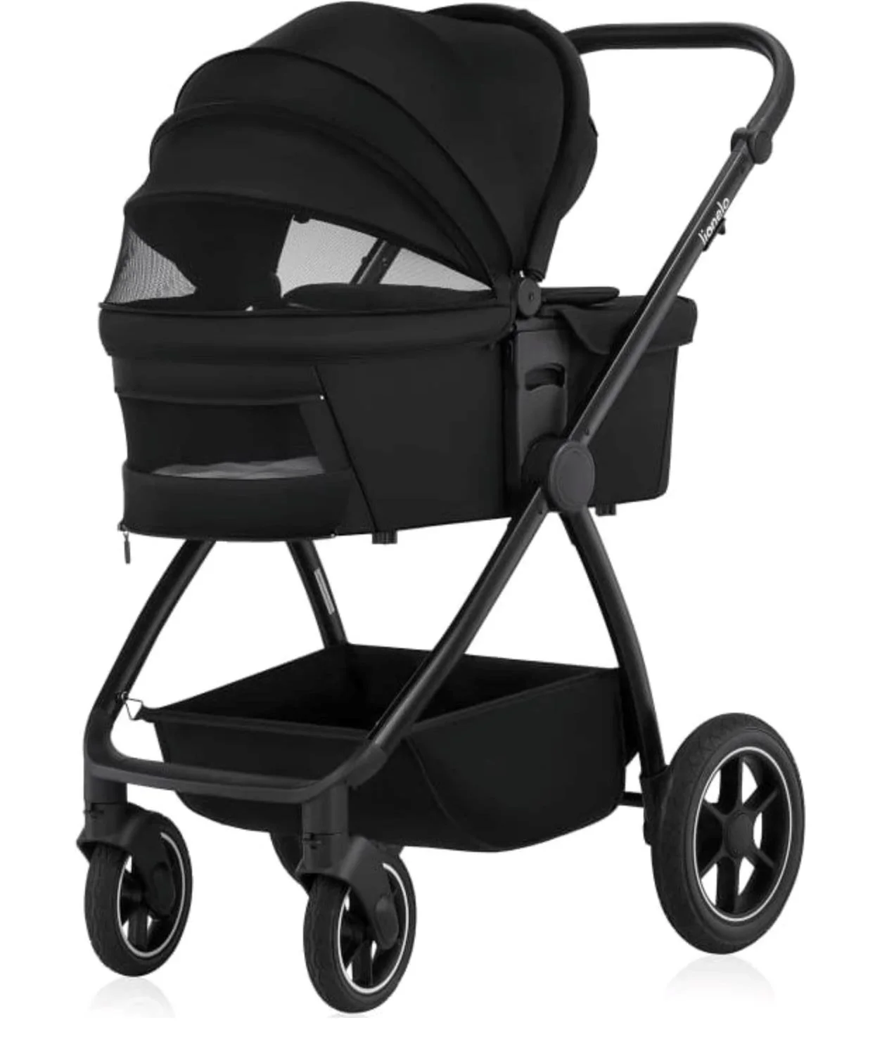 Carucior 2 in 1 Lionelo Meril Negru foto