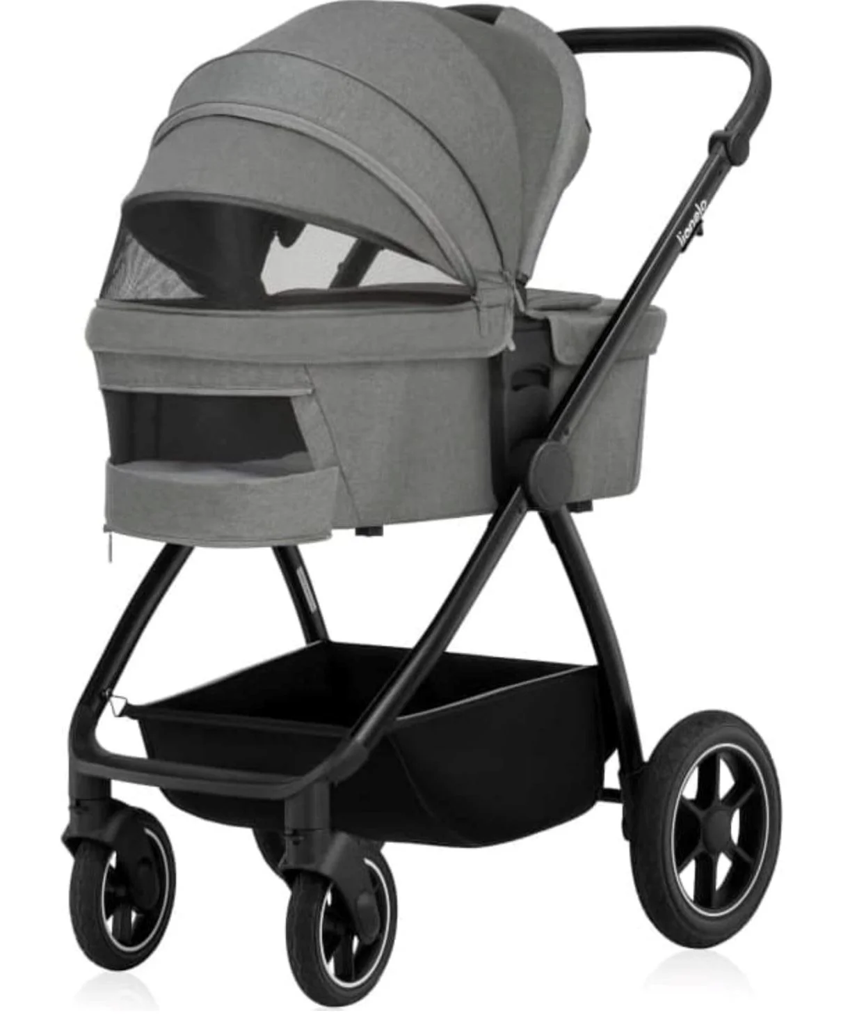 Carucior 2 in 1 Lionelo Meril Gri foto