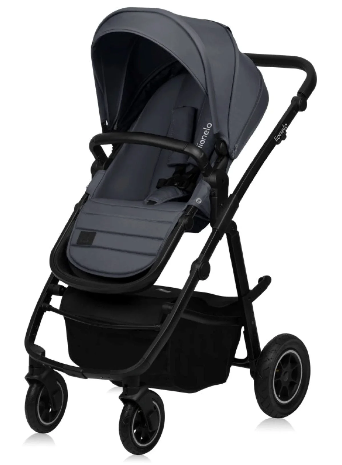 Carucior 2 in 1 Lionelo Amber Plus Grey Graphite foto