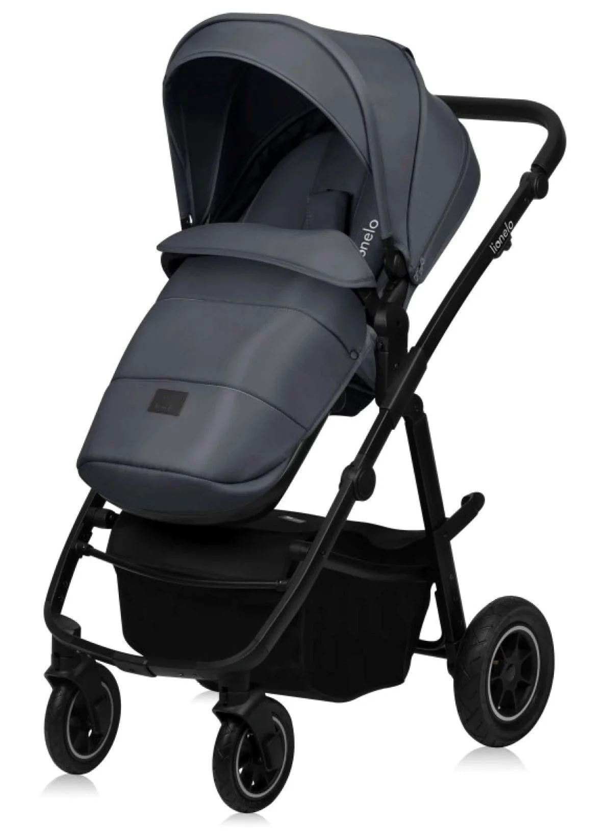 Carucior 2 in 1 Lionelo Amber Plus Grey Graphite foto