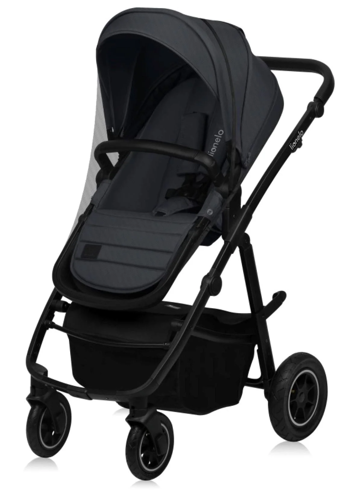 Carucior 2 in 1 Lionelo Amber Plus Grey Graphite foto