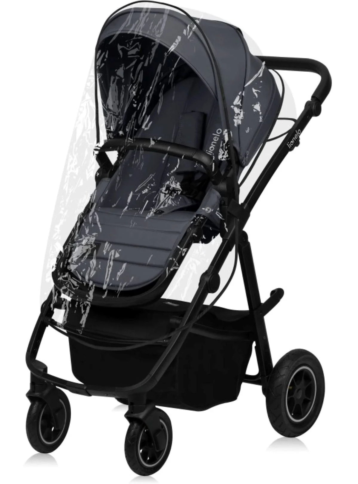 Carucior 2 in 1 Lionelo Amber Plus Grey Graphite foto