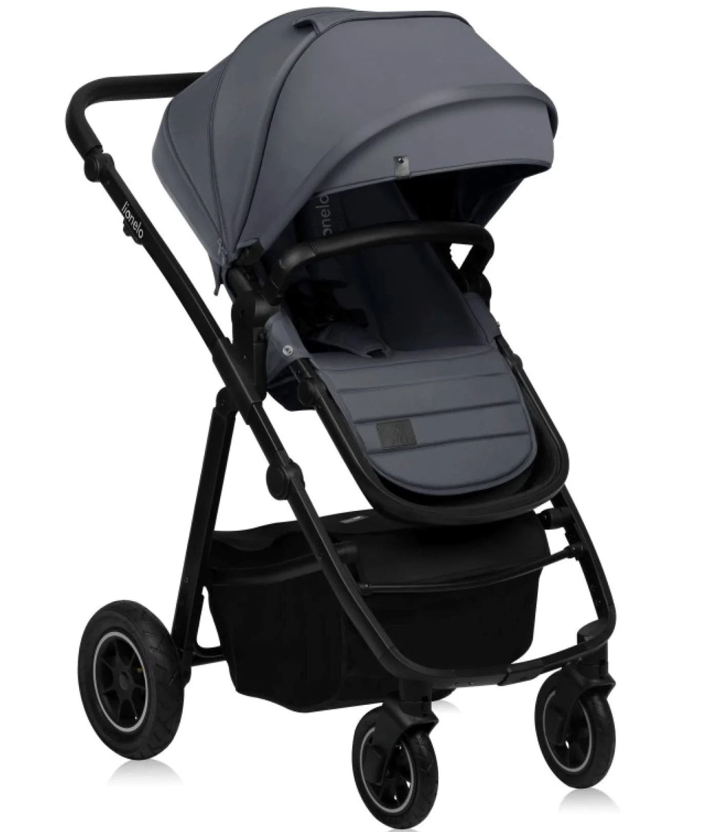 Carucior 2 in 1 Lionelo Amber Plus Grey Graphite foto