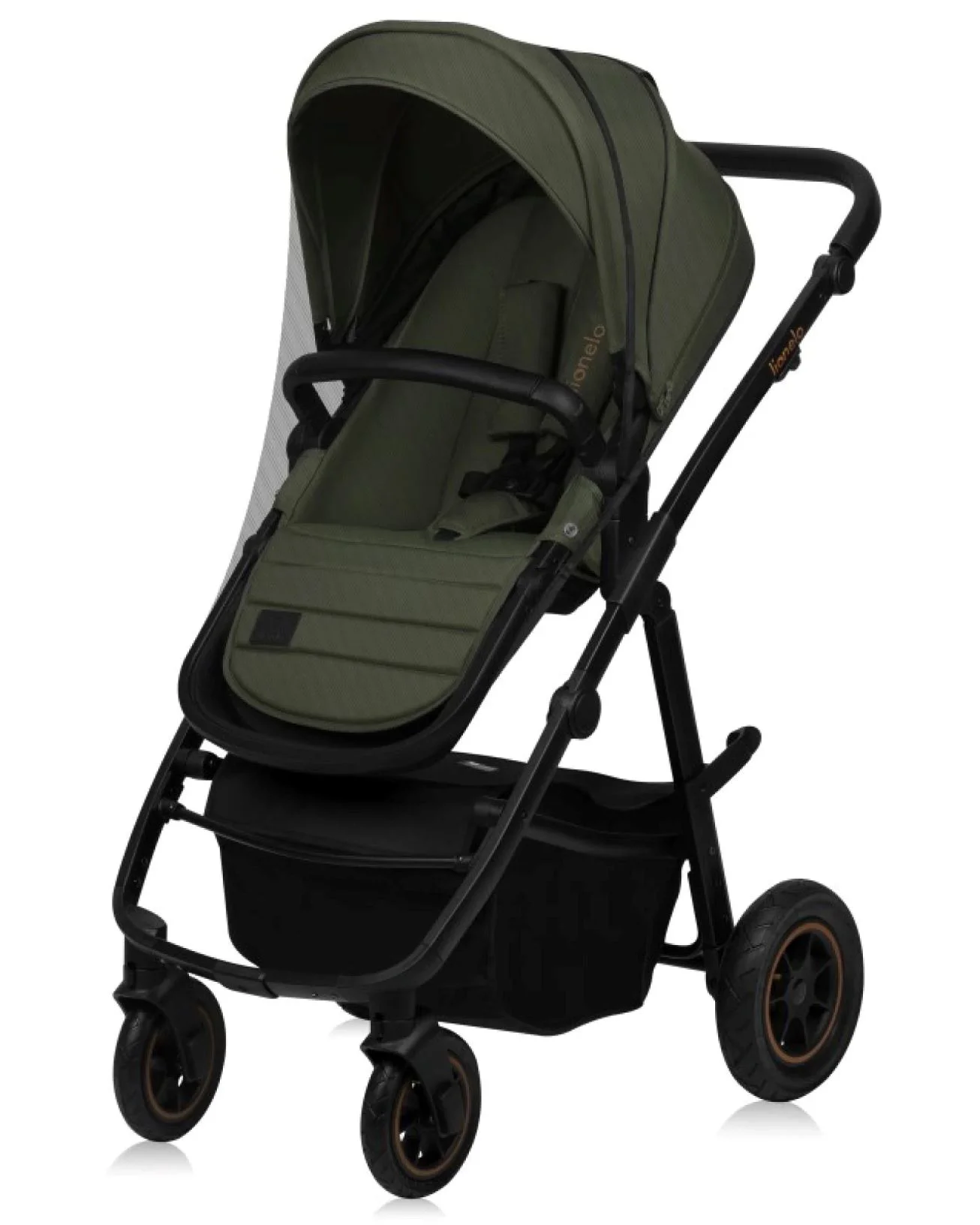 Carucior 2 in 1 Lionelo Amber Plus Green Forest foto
