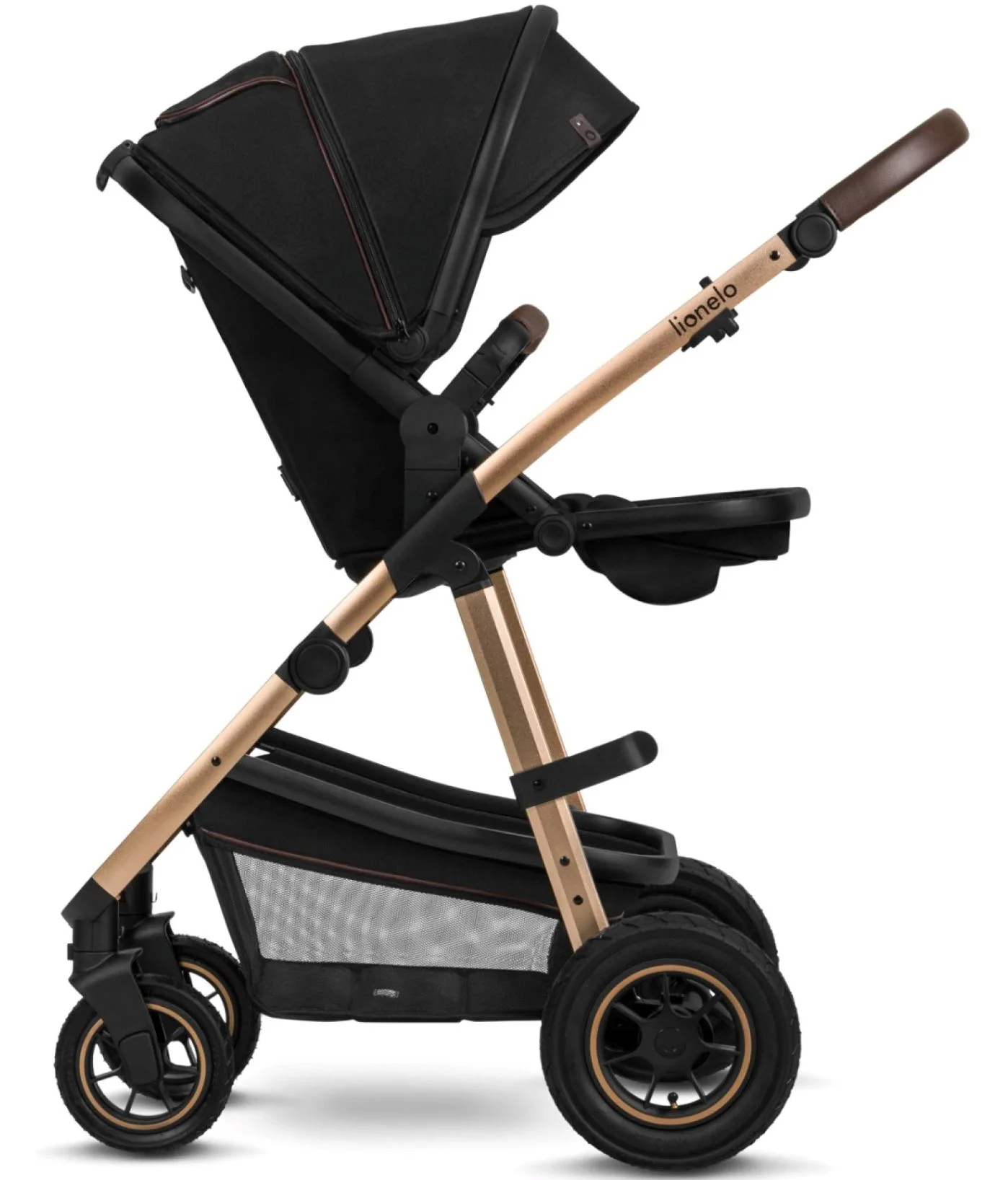 Carucior 2 in 1 Lionelo Amber Black Onyx foto