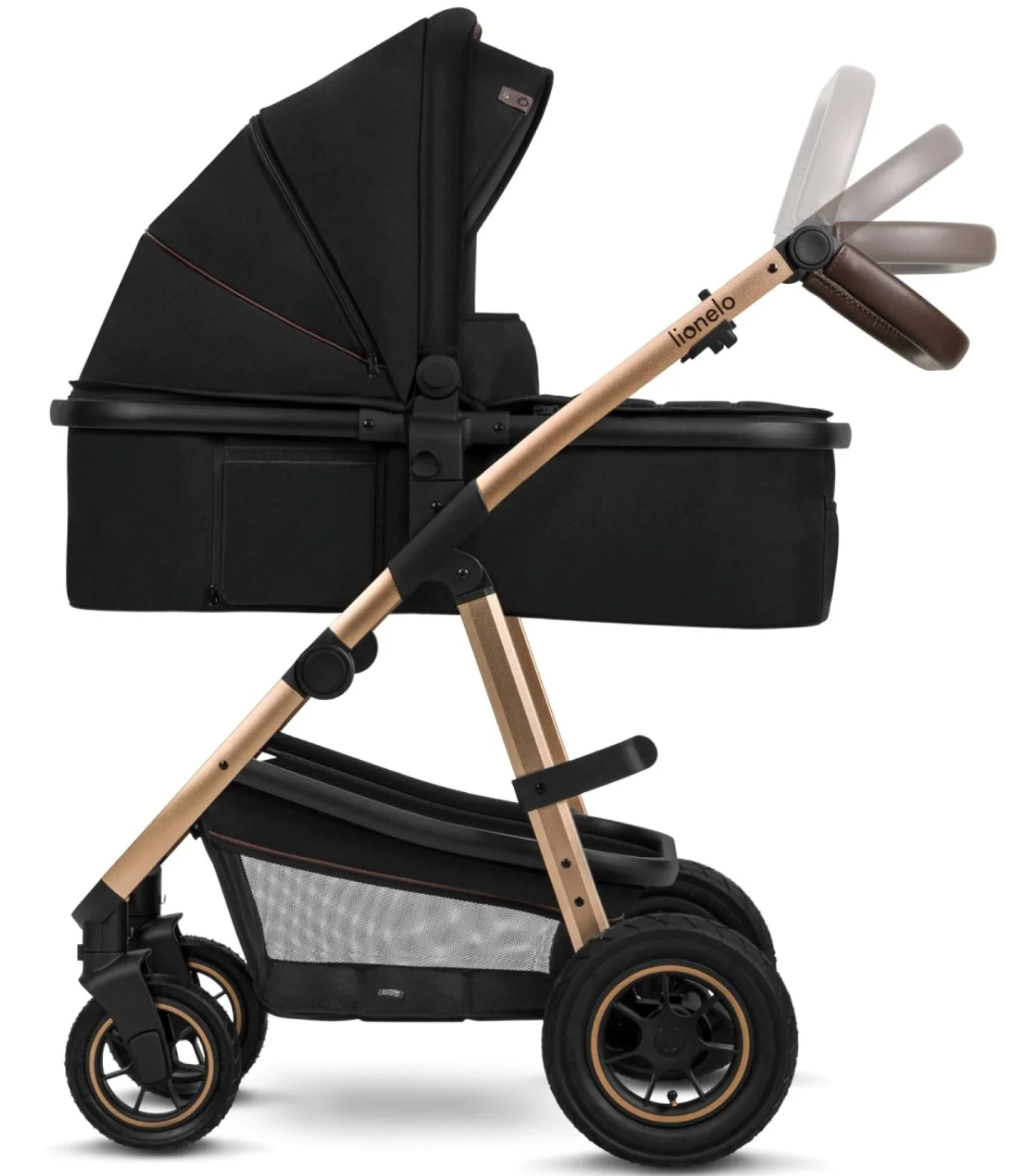 Carucior 2 in 1 Lionelo Amber Black Onyx foto