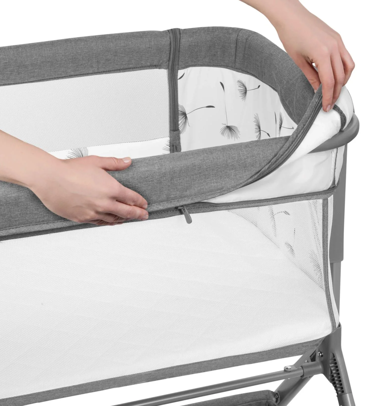 Patuc co-sleeper Lionelo Leonie Plus Gri foto
