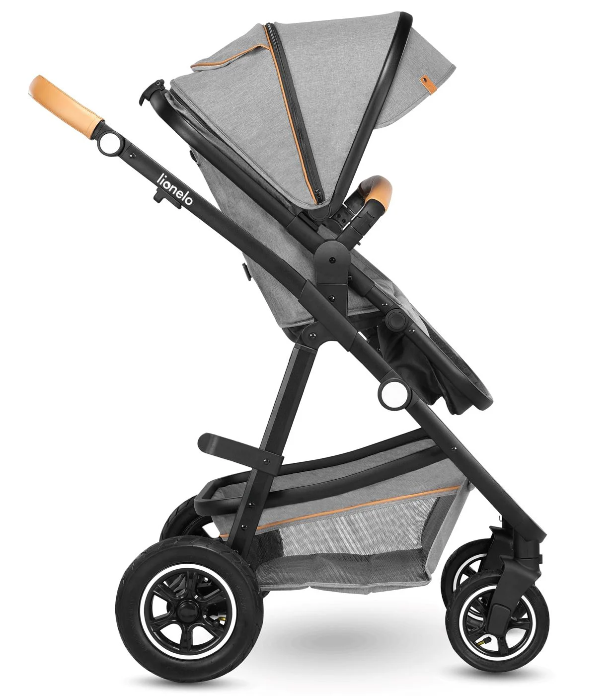 Carucior 2 in 1 Lionelo Amber Stone Gri foto