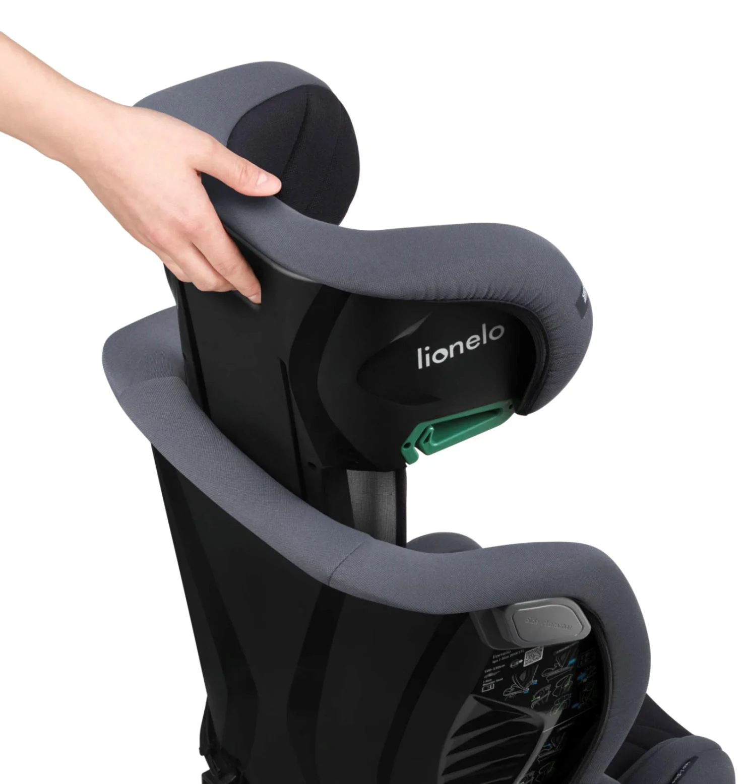 Scaun auto Lionelo Isofix Igo, 15-36 kg Gri foto
