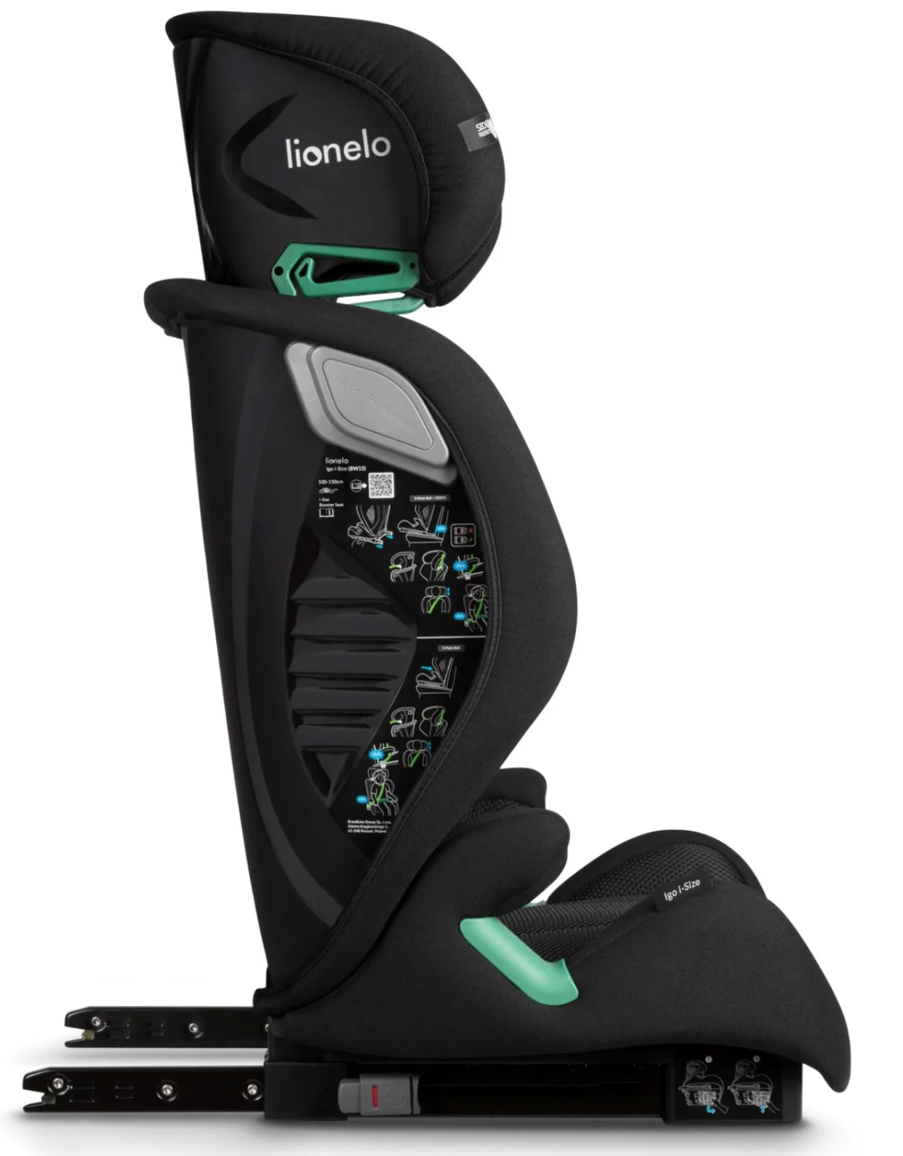 Scaun auto Lionelo Igo, 15-36 kg Negru foto
