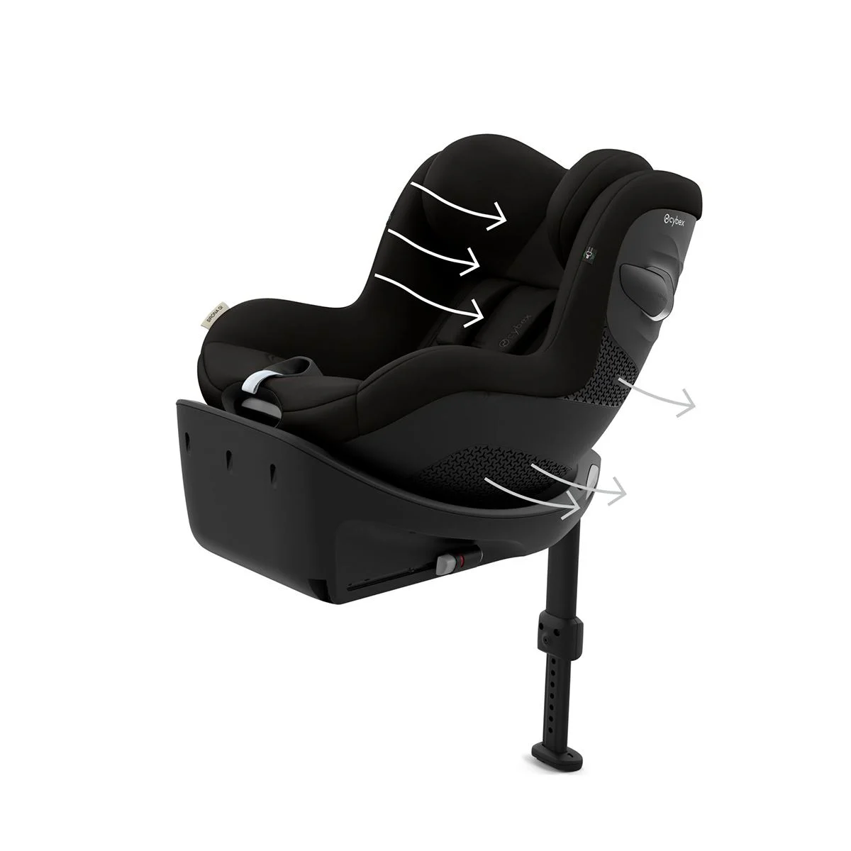 Scaun auto Cybex Sirona Gi cu insert Magic Black, 40-105 cm foto