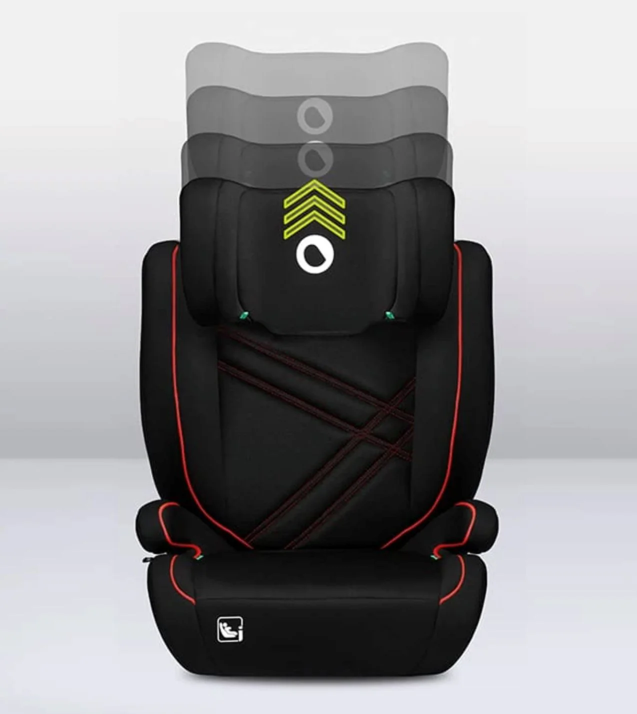 Автокресло Lionelo Isofix Hugo Sporty Черный/Красный foto